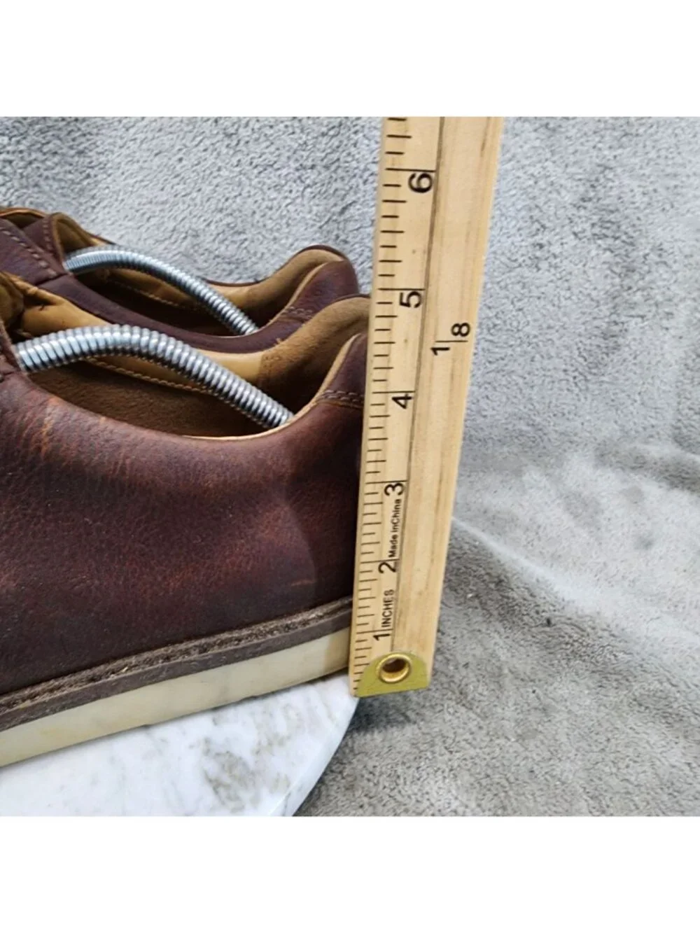 Clarks Shoes Mens Size 11 Brown Leather Collections Lace Up Derby Oxfords *Read*